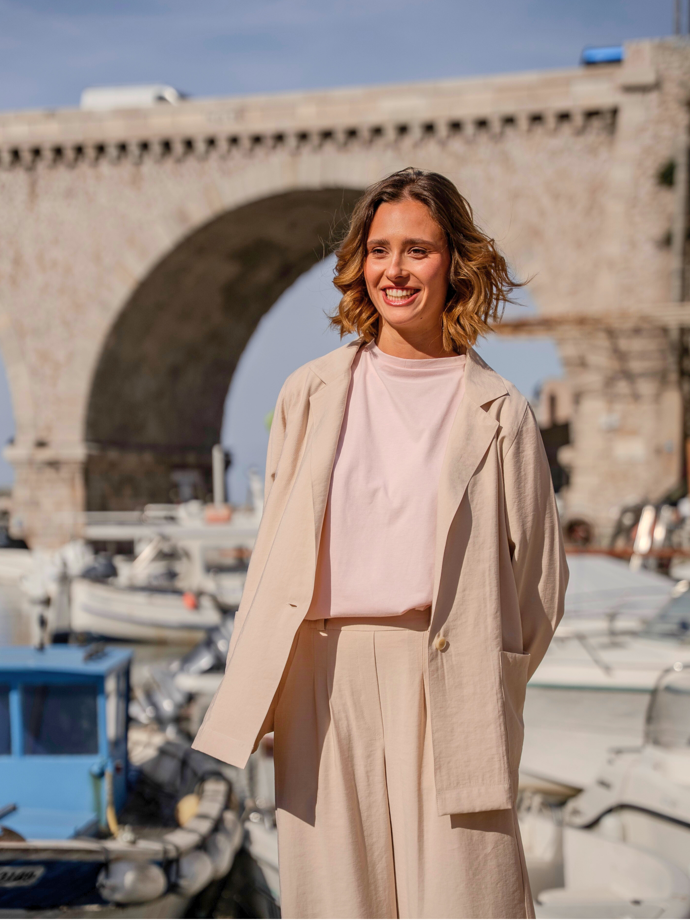Ensemble crème Near The Sun Vêtement anti UV pour femme UPF 30