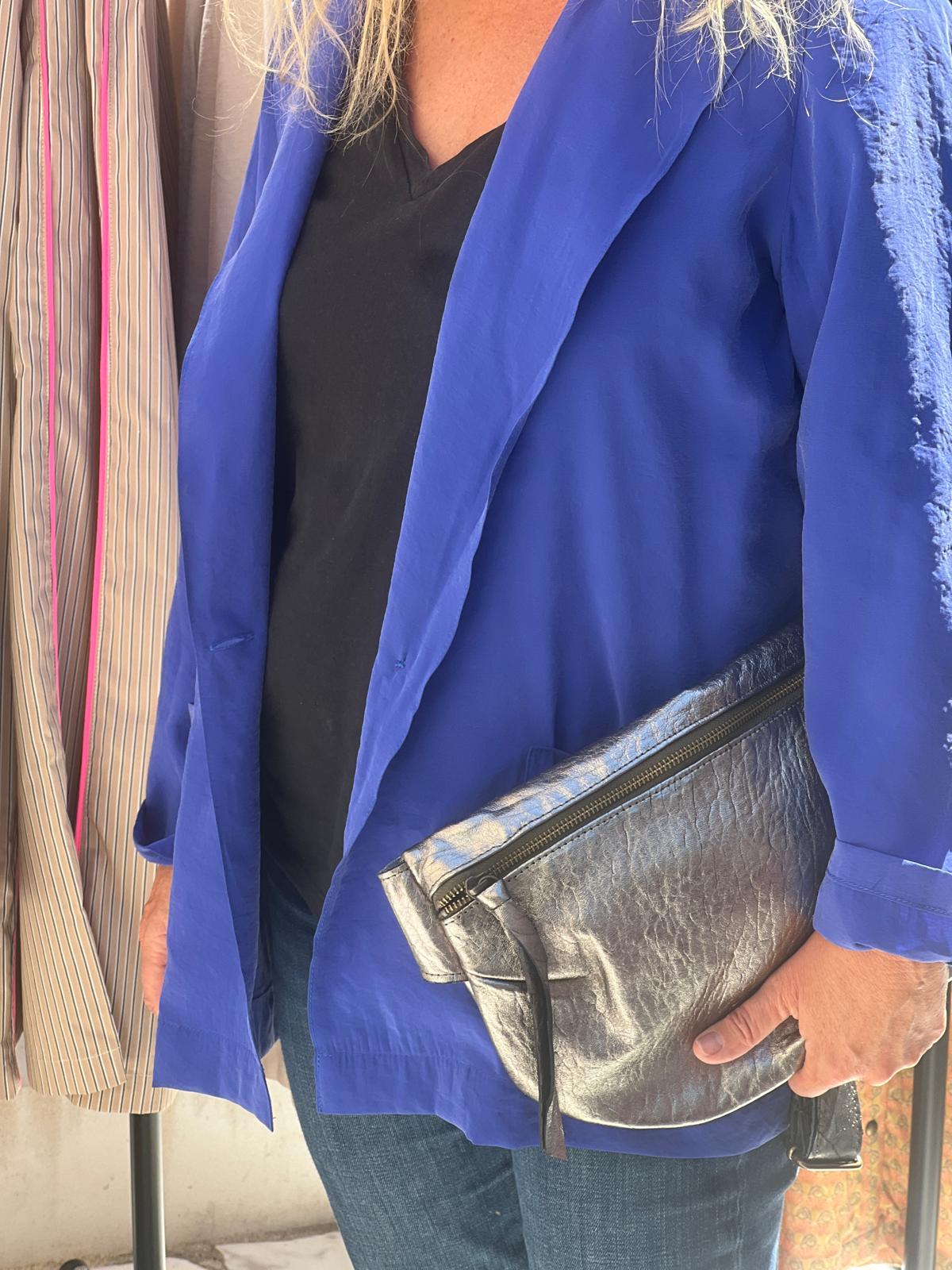 Veste DAHI bleu roi Near The Sun Vêtement anti UV pour femme UPF 50+